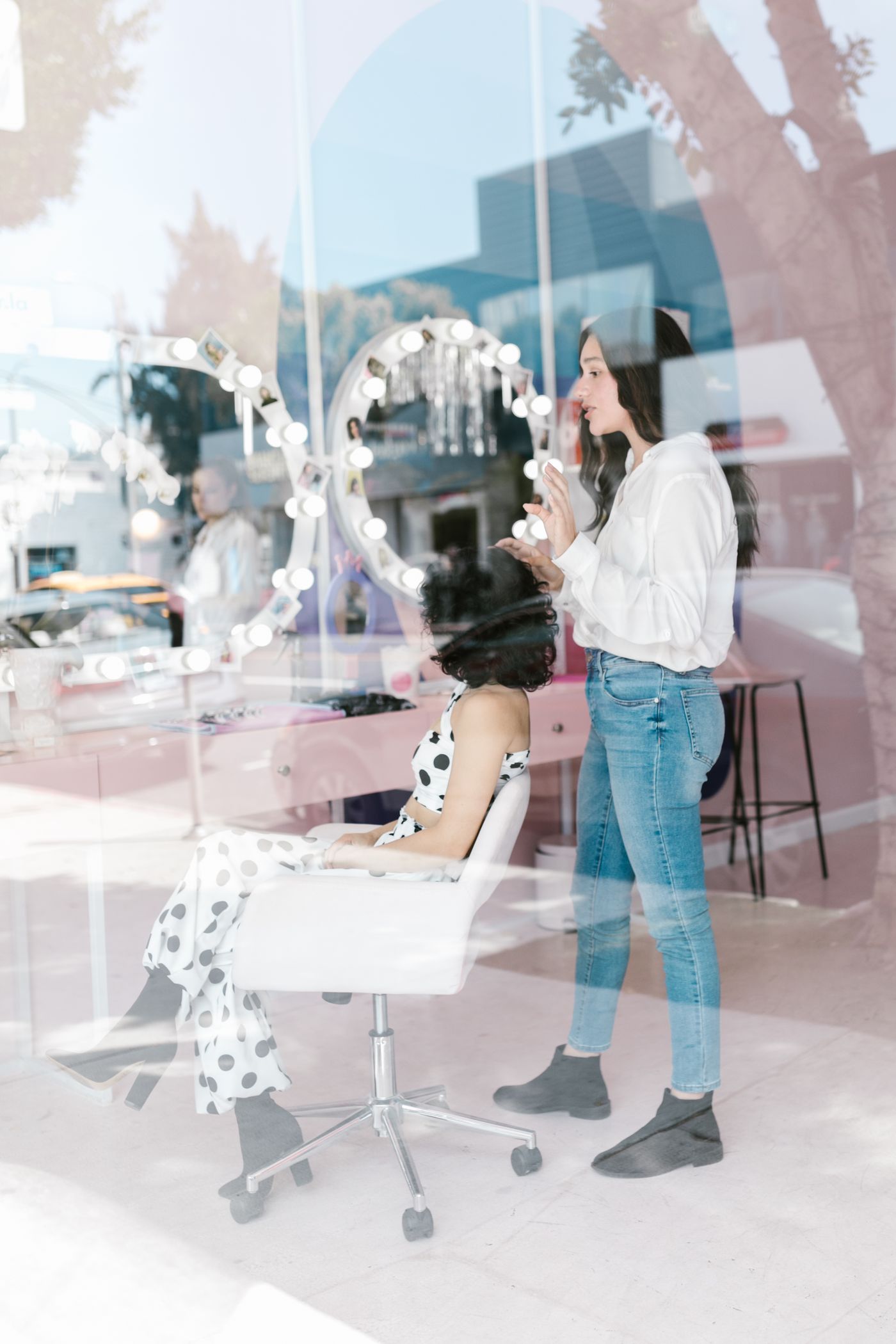 Ambiente de beleza com atendimento personalizado
